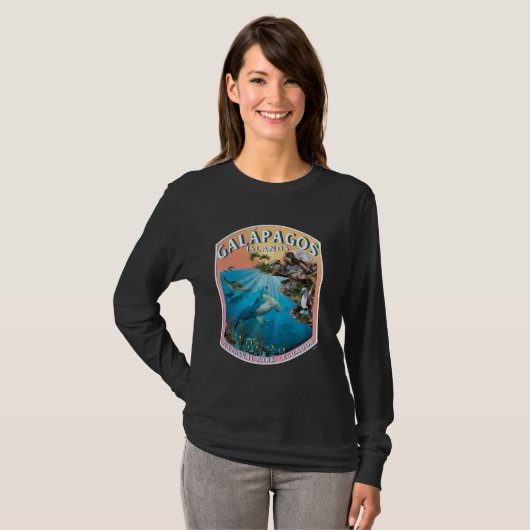 Galapagos National Park Ecuador Ocean Reserve Keep Tシャツ (正面フル)
