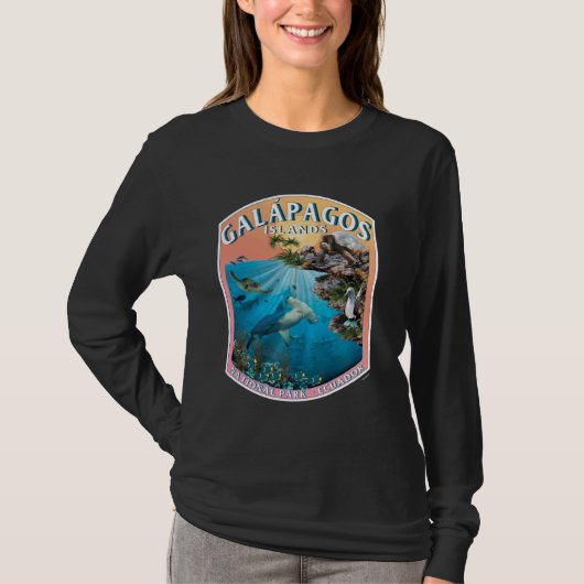 Galapagos National Park Ecuador Ocean Reserve Keep Tシャツ (正面)