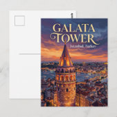 Galata Tower, Istanbul, Marmara ポストカード (正面/裏面)