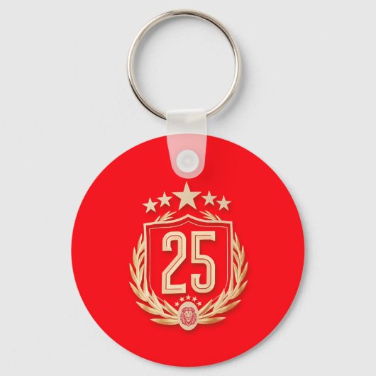 Galatasaray 2025 優勝ポスター キーホルダー (正面)