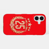 Galatasaray 2025 優勝ポスター iPhone 16ケース (裏面横)