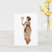 Galateaのメッセージカード カード (黄色い花)