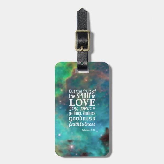 Galatiansの5:22 ラゲッジタグ (正面縦)