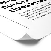 Galatians 2:20 Christ lives in me ポスター (角)