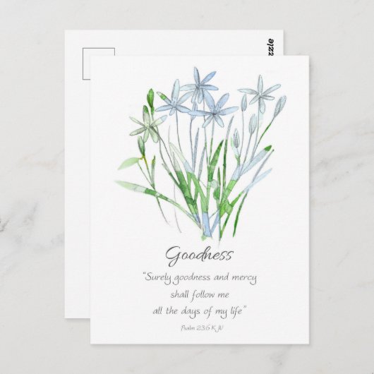 Galatians Fruit of the Spirit Goodness Scripture ポストカード (正面/裏面)