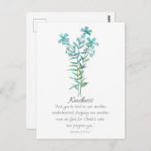 Galatians Fruit of the Spirit Kindness Scripture ポストカード (正面/裏面)