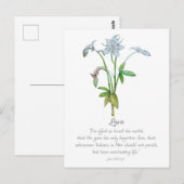 Galatians Fruit of the Spirit Love John 3 16  ポストカード (正面/裏面)