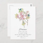 Galatians Fruit of the Spirit Patience Scripture  ポストカード (正面/裏面)