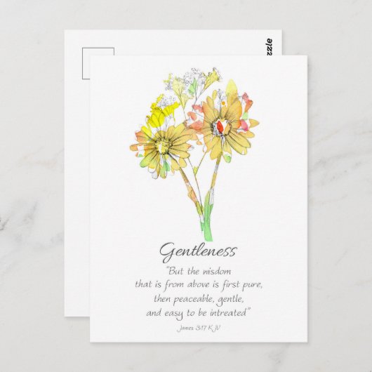 Galatians Fruit of the Spirit Scripture Prayer  ポストカード (正面/裏面)