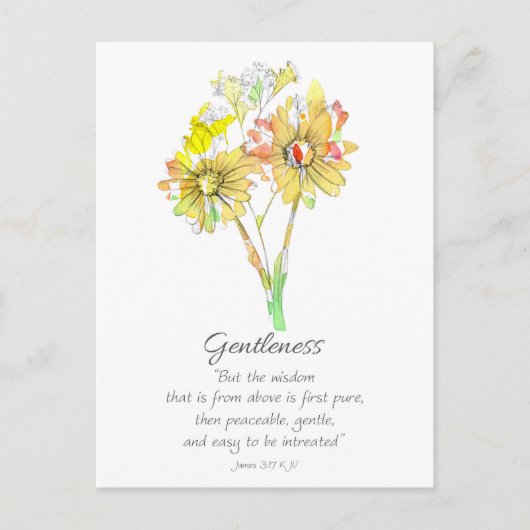 Galatians Fruit of the Spirit Scripture Prayer  ポストカード (正面)