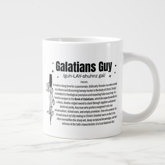 GALATIANS GUY クリスチャン ジャンボコーヒーマグカップ (右)