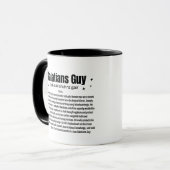 GALATIANS GUY 11oz 二色コーヒーマグ マグカップ (正面左)
