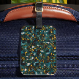 Galaxies Black Blue & Copper ラゲッジタグ