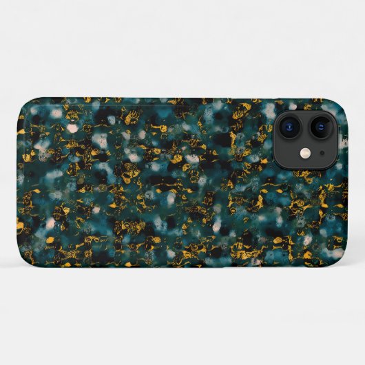 Galaxies Black Blue & Copper Case-Mate iPhoneケース (裏面(横))