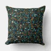 Galaxies Copper Black & Blue クッション (正面)