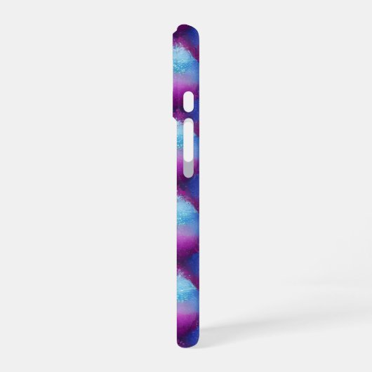 Galaxy 3D Diamond Holographic Phone Case iPhone 16ケース (左側面)