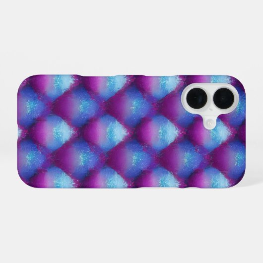 Galaxy 3D Diamond Holographic Phone Case iPhone 16ケース (裏面横)