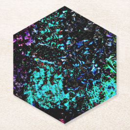 Galaxy abstract Paper Coaster,Dark texture bold  ペーパーコースター