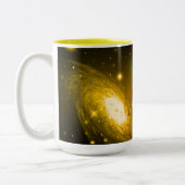 Galaxy Affirmation Mug – Radiant & Ever Expanding ツートーンマグカップ (左)