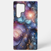 Galaxy Alcohol Ink Samsung Galaxyケース (裏面)