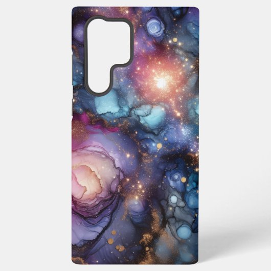 Galaxy Alcohol Ink Samsung Galaxyケース (裏面)