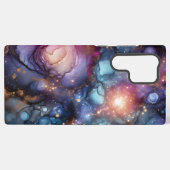 Galaxy Alcohol Ink Samsung Galaxyケース (裏面横)