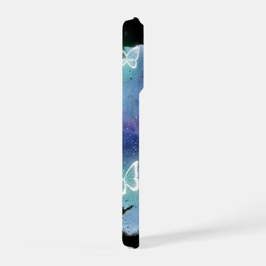Galaxy Butterfly Phone Case iPhoneケース (右側面)