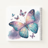 Galaxy Butterfly with Pastel Celestial Wings  ノートブック (裏面)