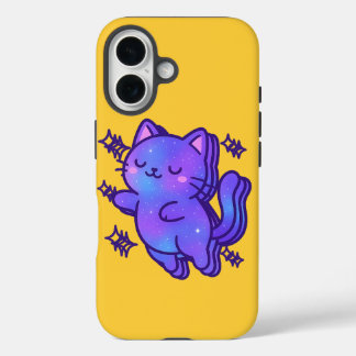 Galaxy Cat Dreams – お家で遊ぶ宇宙の子猫 iPhone 16ケース