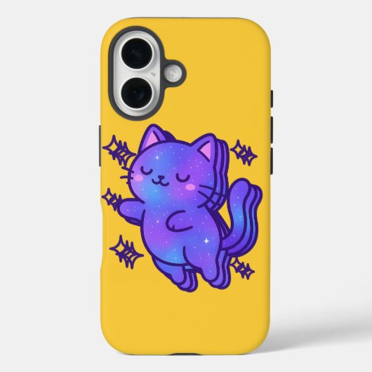 Galaxy Cat Dreams – お家で遊ぶ宇宙の子猫 Case-Mate iPhoneケース (裏面)