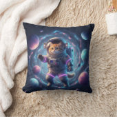 Galaxy Cat – The Space Explorer クッション (ブランケット)