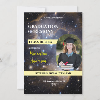 Galaxy Class of 2025 Ceremony Invite 招待状