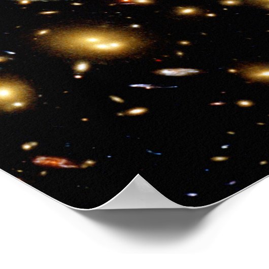 Galaxy Cluster Abell 1689 ポスター (角)
