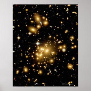 Galaxy Cluster Abell 1689 ポスター
