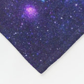 Galaxy cosmos pattern scrapbooking フリースブランケット (角)