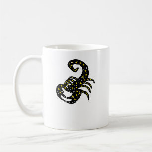 Galaxy Crab Zodiac Mug – Cosmic Cancer Silhouette コーヒーマグカップ