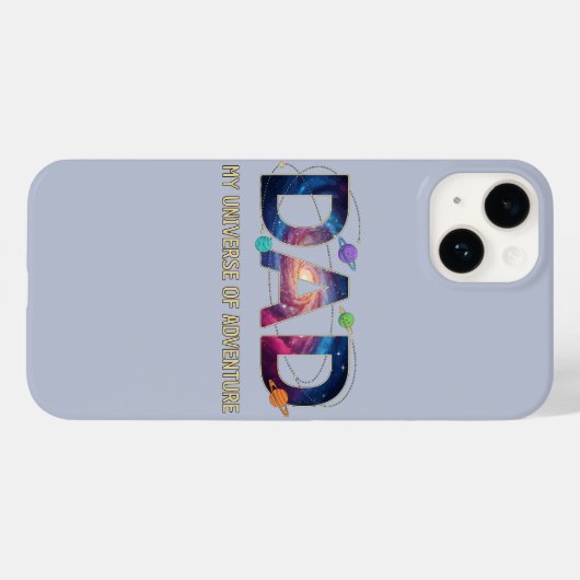 Galaxy Dad Universe Adventure Case-Mate iPhoneケース (裏面 (横))