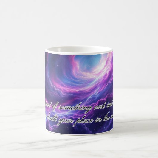 Galaxy Explosion Magic Mug – Discover Your Place i モーフィングマグカップ (中央)