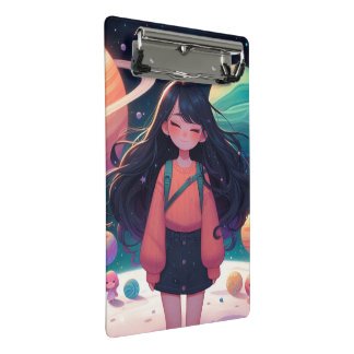 Galaxy girl ミニクリップボード