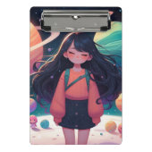 Galaxy girl ミニクリップボード (正面)