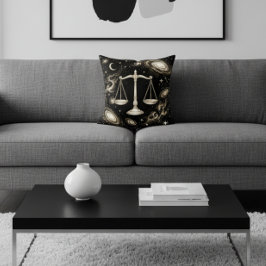Galaxy Home Decor Libra Zodiac Celestial クッション