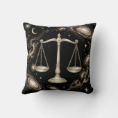 Galaxy Home Decor Libra Zodiac Celestial クッション (裏面)