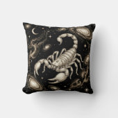 Galaxy Home Decor Scorpio Zodiac Celestial クッション (正面)