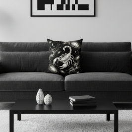Galaxy Home Decor Scorpio Zodiac Celestial クッション