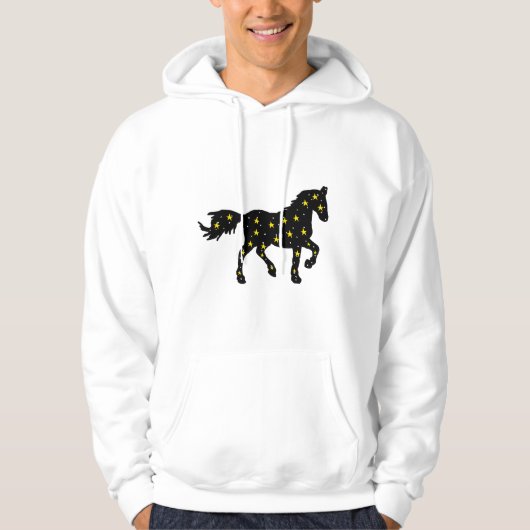 Galaxy Horse Icon Sweatshirt – Astrology Identity  パーカ (正面)