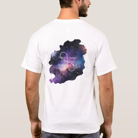 Galaxy Infinity Tシャツ (裏面)