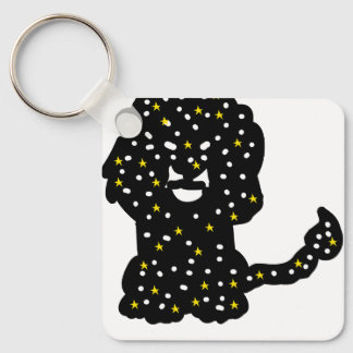Galaxy Lion Keychain – Cosmic Mane Silhouette キーホルダー