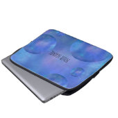 Galaxy Nebula Laptop Sleeve case Custom Name  ラップトップスリーブ (正面下部)