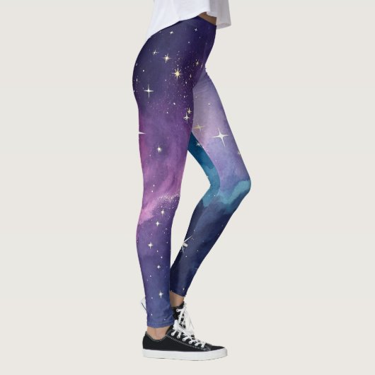 Galaxy Night Sky Starry Leggings レギンス (右)