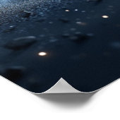 Galaxy Night Sky Wall Art – Deep Space  ポスター (角)